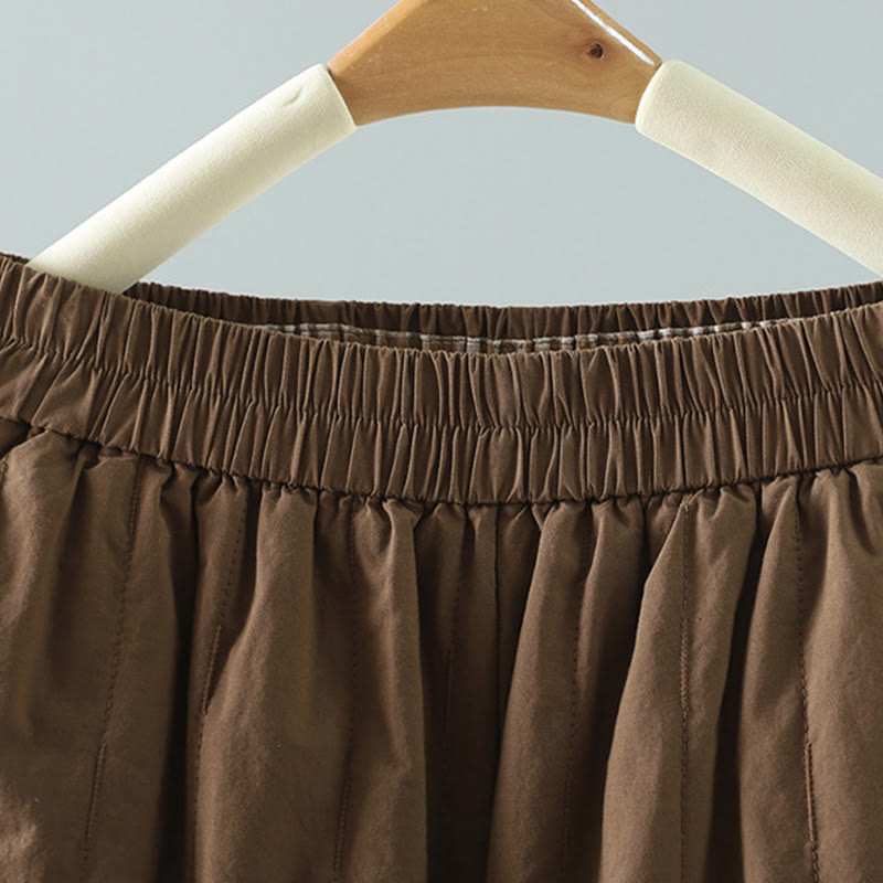 Breathable Cotton High-Waist Straight-Leg Harem Pants