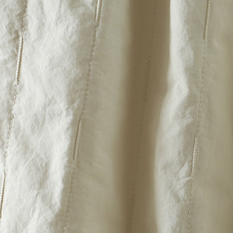 Breathable Cotton High-Waist Straight-Leg Harem Pants