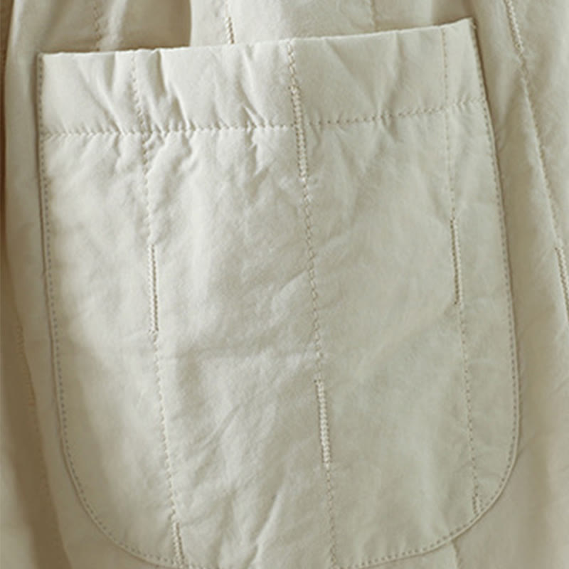 Breathable Cotton High-Waist Straight-Leg Harem Pants