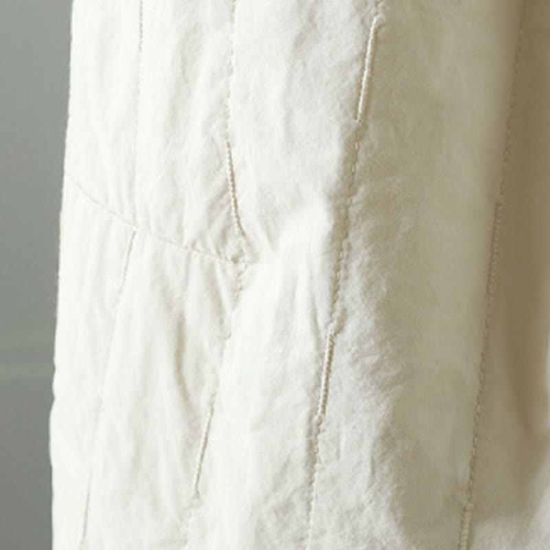 Breathable Cotton High-Waist Straight-Leg Harem Pants