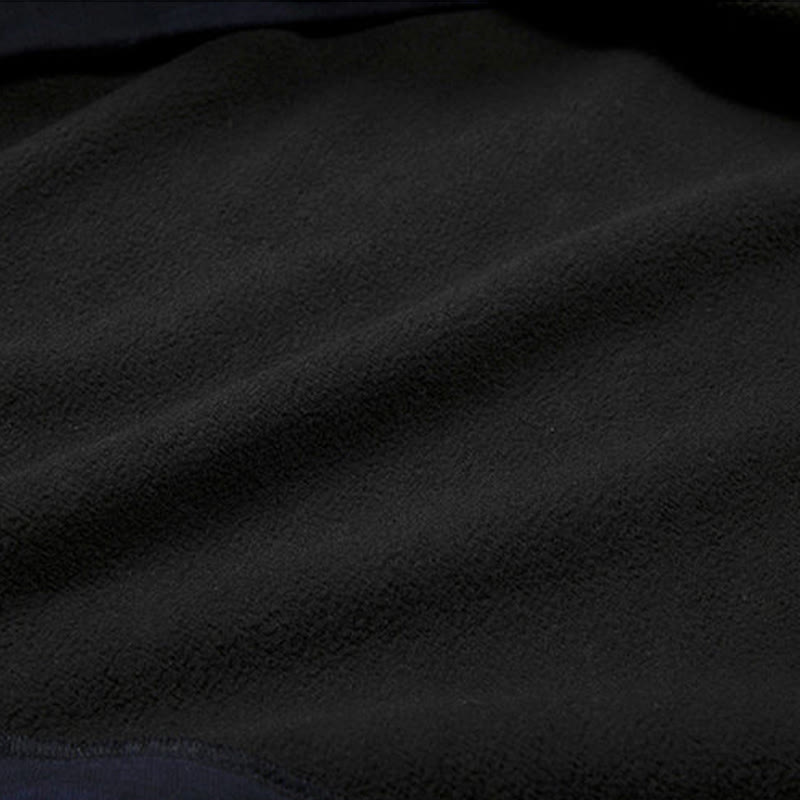 Cotton Linen Fleece-Lined Slim V-Neck Mindful Jacket Shirt
