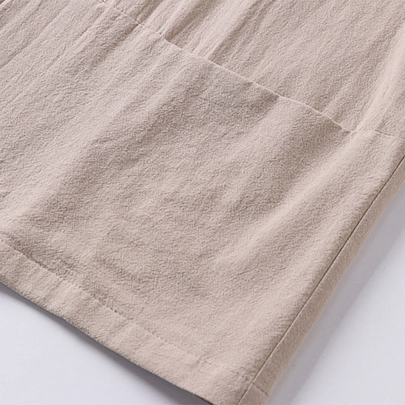 Breathable Cotton Linen Open Front Mindful Layering Kimono Jacket