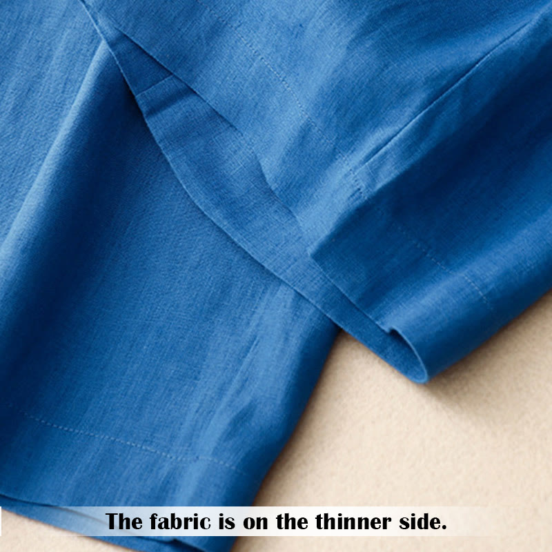 Breathable Linen Wide-Leg Mindful Movement Pants