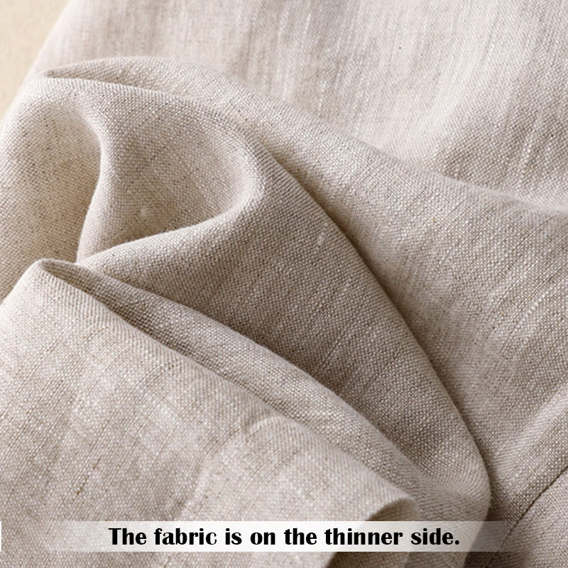 Breathable Linen Wide-Leg Mindful Movement Pants