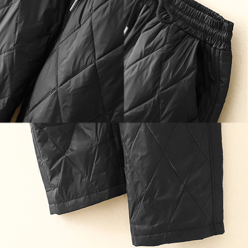 Casual High Waist Drawstring Design Women's Wide Leg Cotton Pants With Pockets