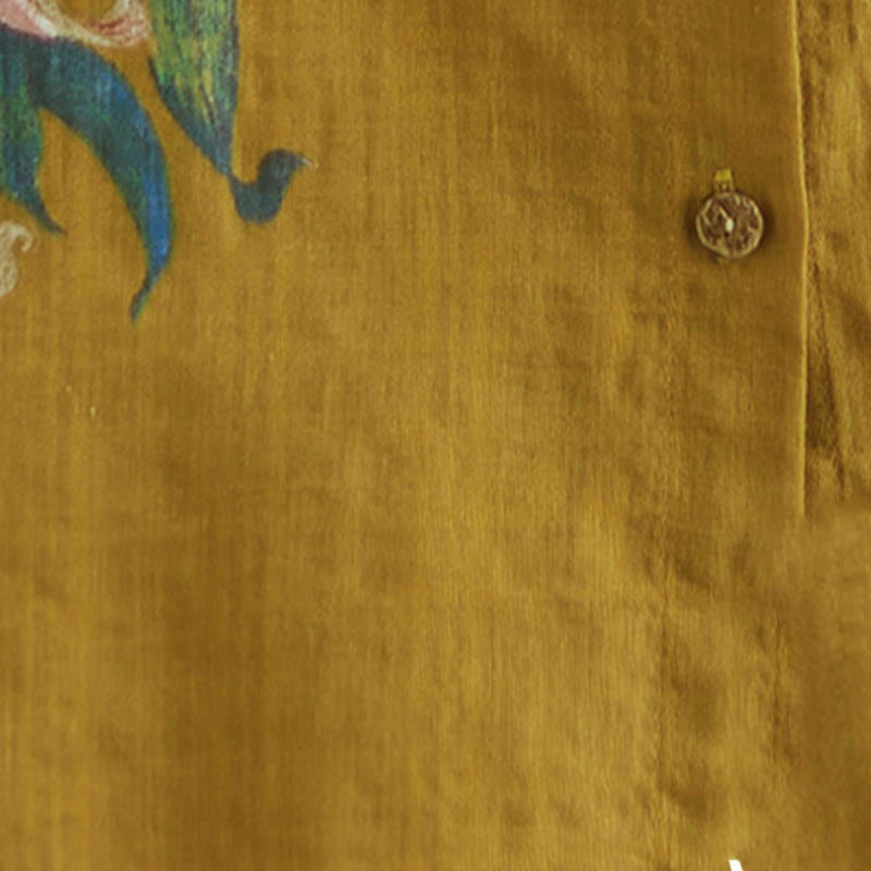 Literary Artistic Flower Print Cotton Clothing