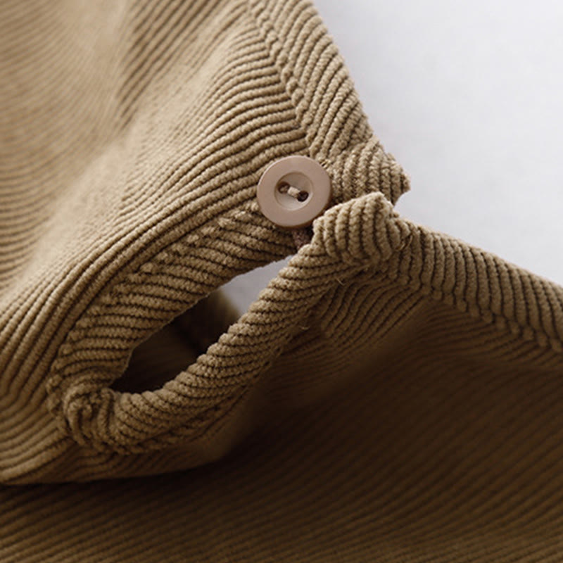Tan Cotton Linen Relaxed Meditation Midi Dress