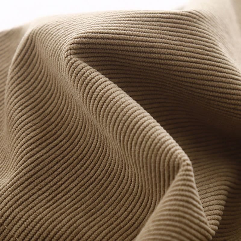 Tan Cotton Linen Relaxed Meditation Midi Dress