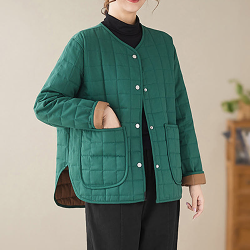 Thick Acrylic-Cotton Slim-Fit Crew Neck Meditation Jacket