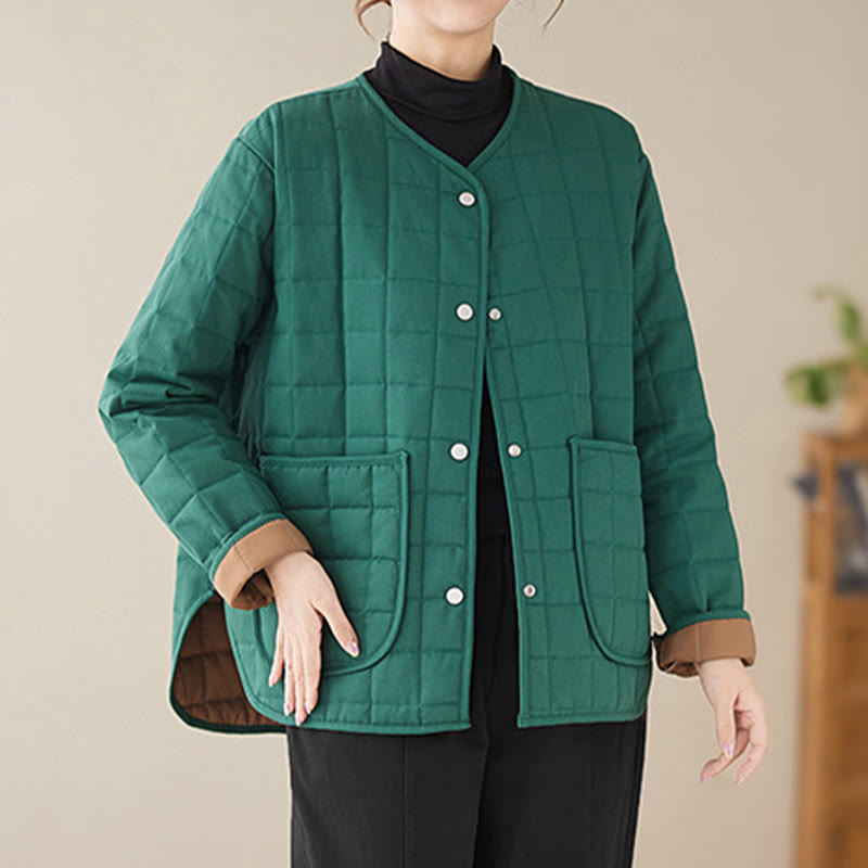 Thick Acrylic-Cotton Slim-Fit Crew Neck Meditation Jacket