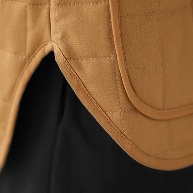 Thick Acrylic-Cotton Slim-Fit Crew Neck Meditation Jacket