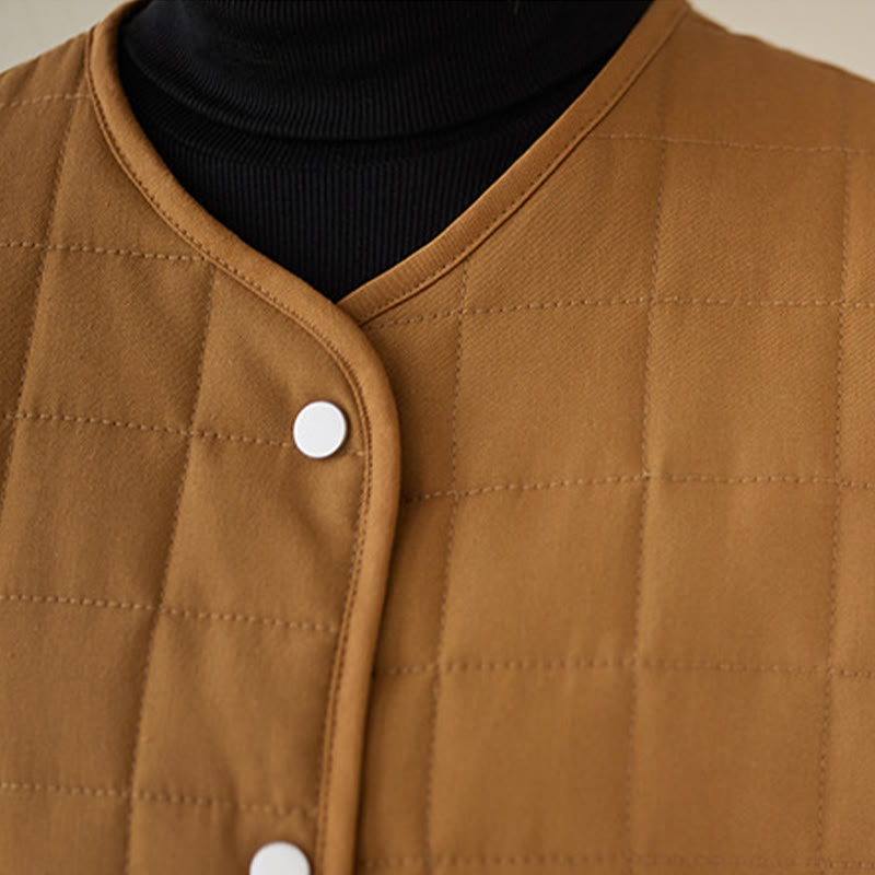 Thick Acrylic-Cotton Slim-Fit Crew Neck Meditation Jacket