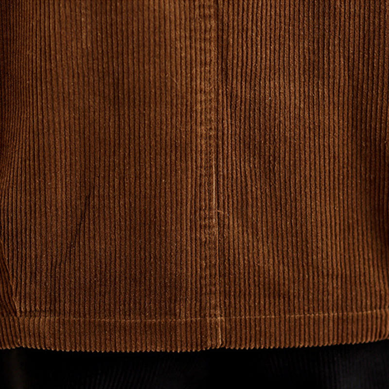 Breathable Cotton-Linen Corduroy Sleeveless Waistcoat for Mindful Layering