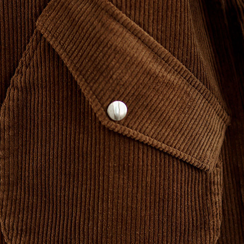 Breathable Cotton-Linen Corduroy Sleeveless Waistcoat for Mindful Layering