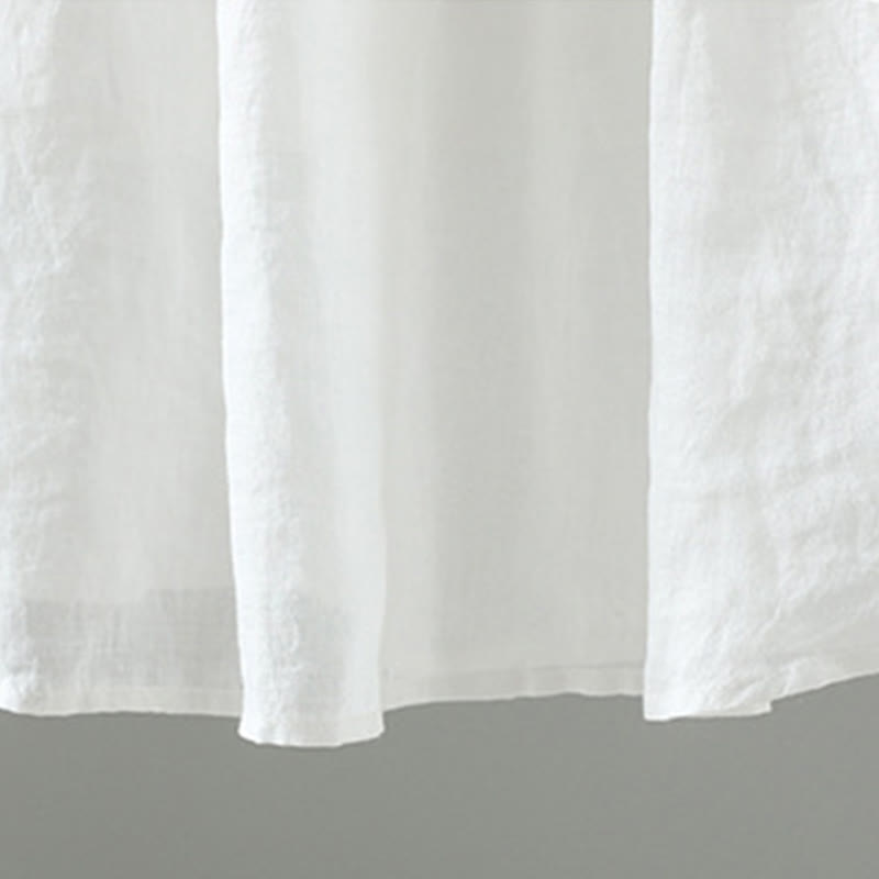Breathable Flowing Meditation Midi Skirt with Pockets