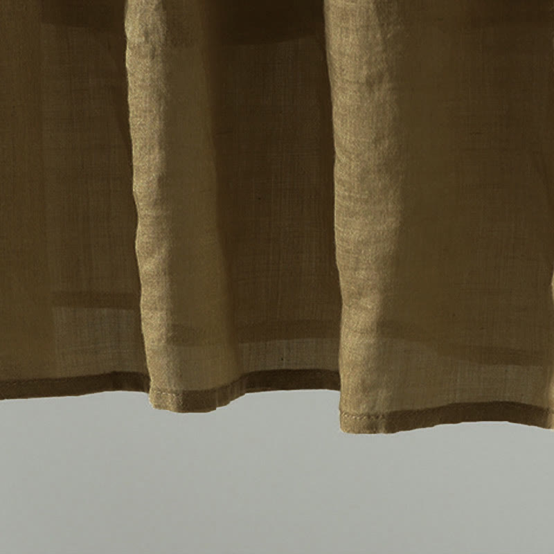 Breathable Flowing Meditation Midi Skirt with Pockets