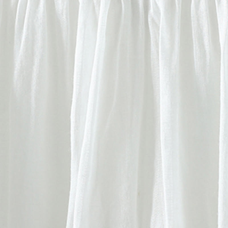 Breathable Flowing Meditation Midi Skirt with Pockets