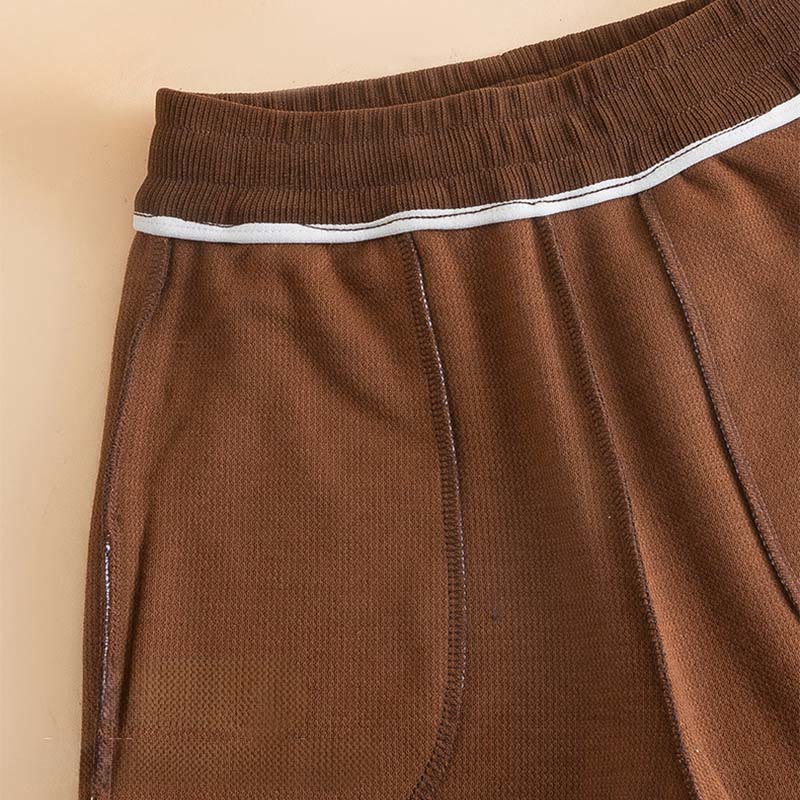 Breathable Cotton High-Waist Wide-Leg Meditation Trousers