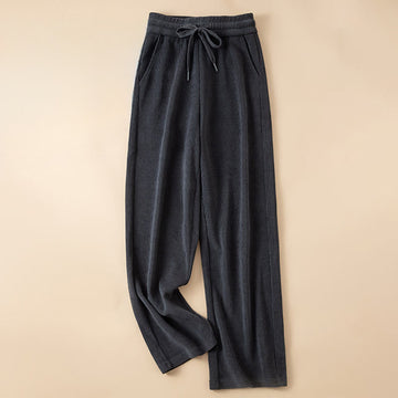 Breathable Cotton High-Waist Wide-Leg Meditation Trousers