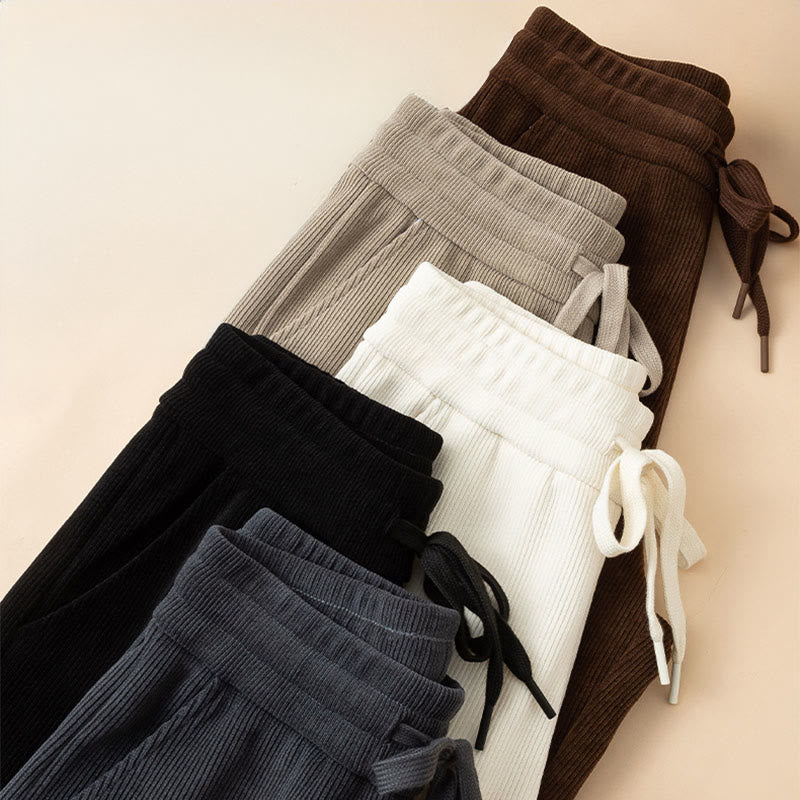 Breathable Cotton High-Waist Wide-Leg Meditation Trousers