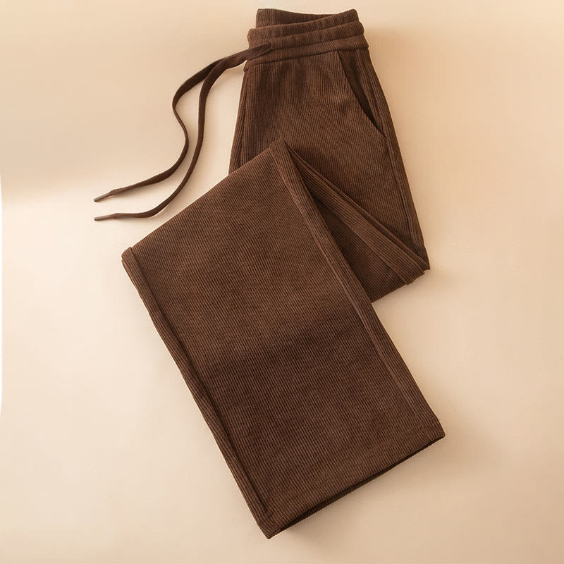 Breathable Cotton High-Waist Wide-Leg Meditation Trousers