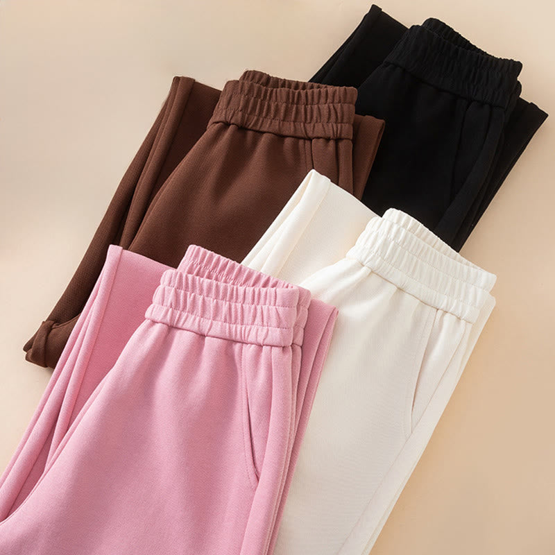 Tactile Cotton High-Waist Wide-Leg Meditation Pants