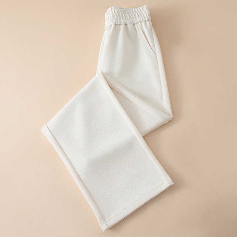 Tactile Cotton High-Waist Wide-Leg Meditation Pants