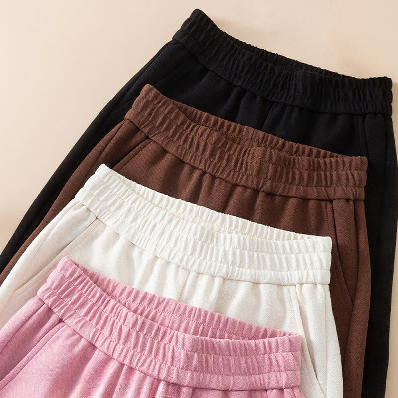 Tactile Cotton High-Waist Wide-Leg Meditation Pants