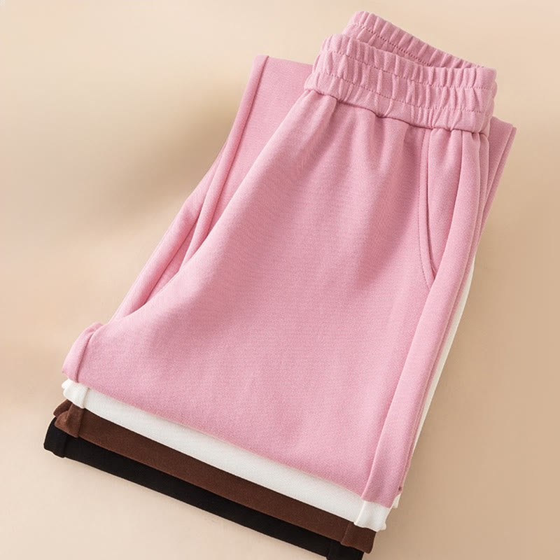 Tactile Cotton High-Waist Wide-Leg Meditation Pants