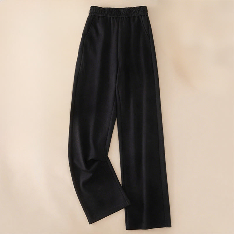 Tactile Cotton High-Waist Wide-Leg Meditation Pants