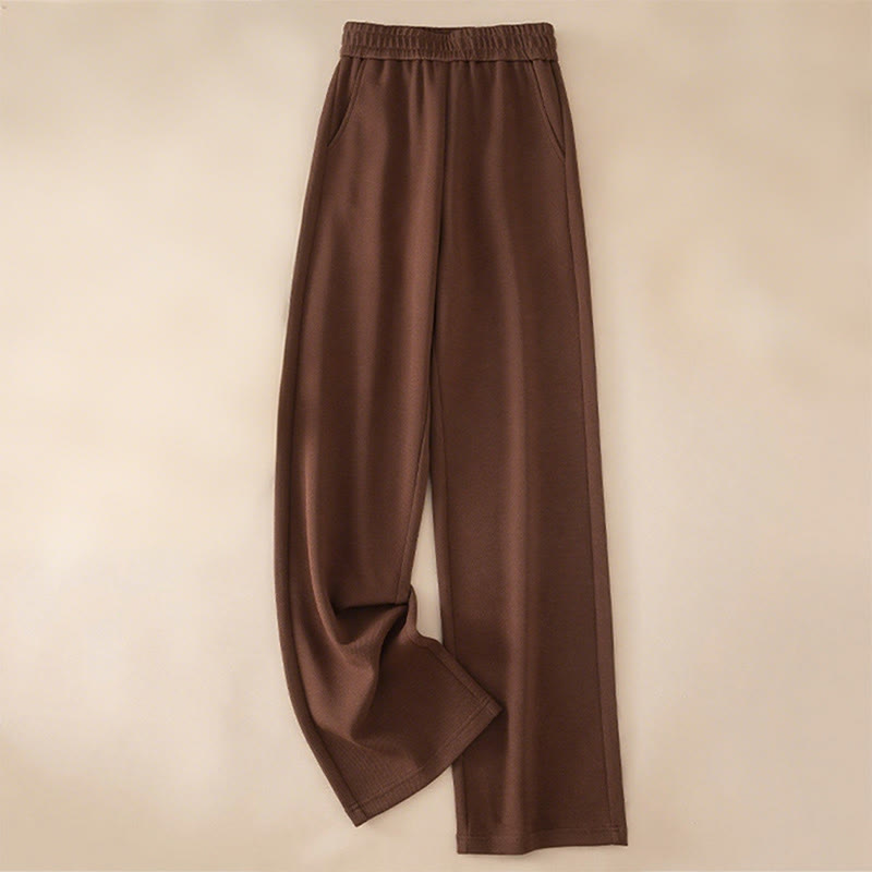 Tactile Cotton High-Waist Wide-Leg Meditation Pants