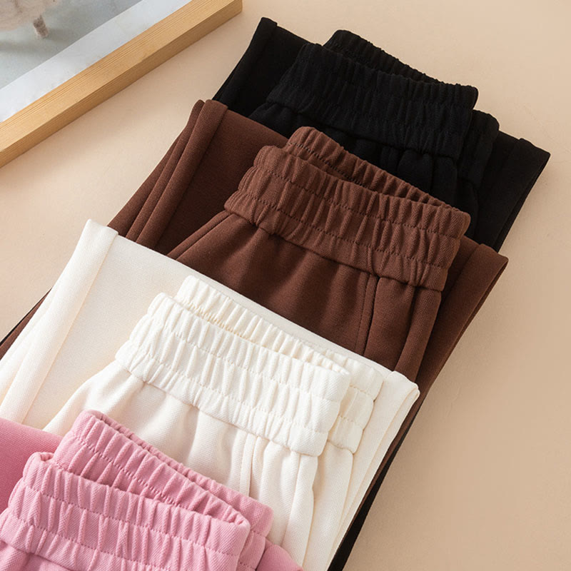 Tactile Cotton High-Waist Wide-Leg Meditation Pants