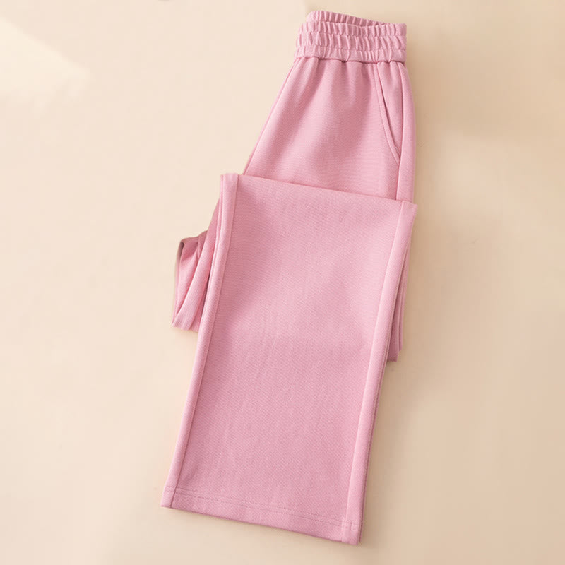 Tactile Cotton High-Waist Wide-Leg Meditation Pants