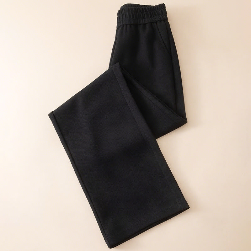 Tactile Cotton High-Waist Wide-Leg Meditation Pants