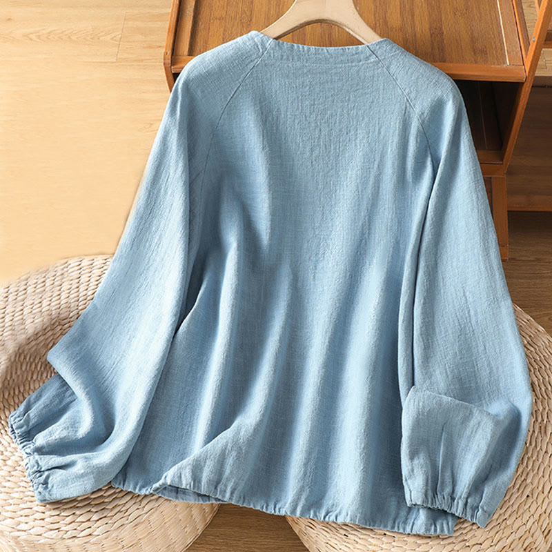 Lightweight Cotton-Blend Minimalist Meditation Shirt