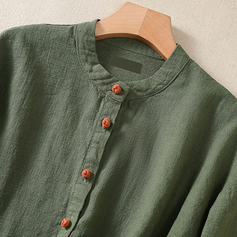 Tactile Cotton Breathable Mindful Long-Sleeve Shirt