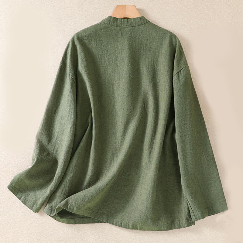 Tactile Cotton Breathable Mindful Long-Sleeve Shirt