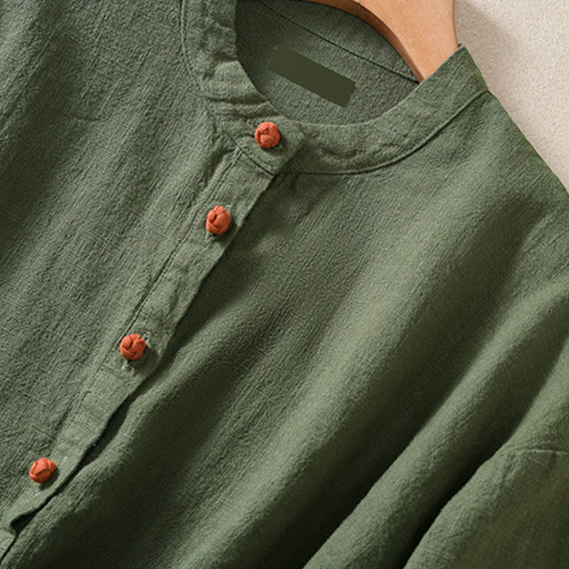 Tactile Cotton Breathable Mindful Long-Sleeve Shirt