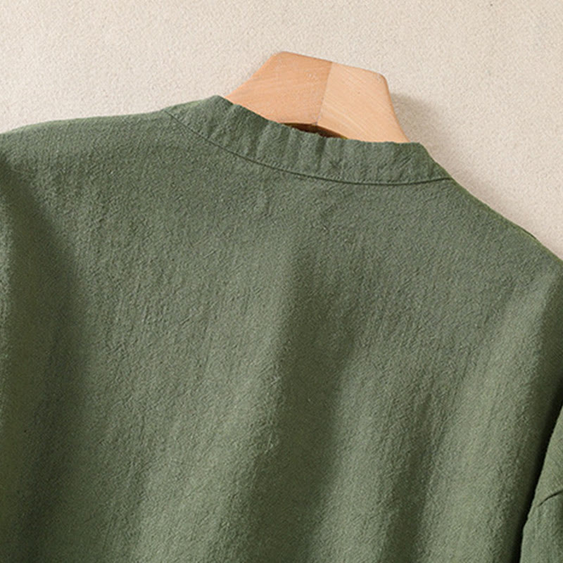 Tactile Cotton Breathable Mindful Long-Sleeve Shirt