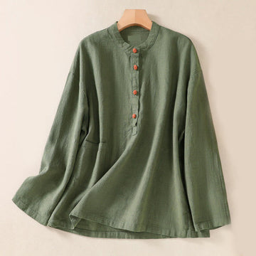 Tactile Cotton Breathable Mindful Long-Sleeve Shirt