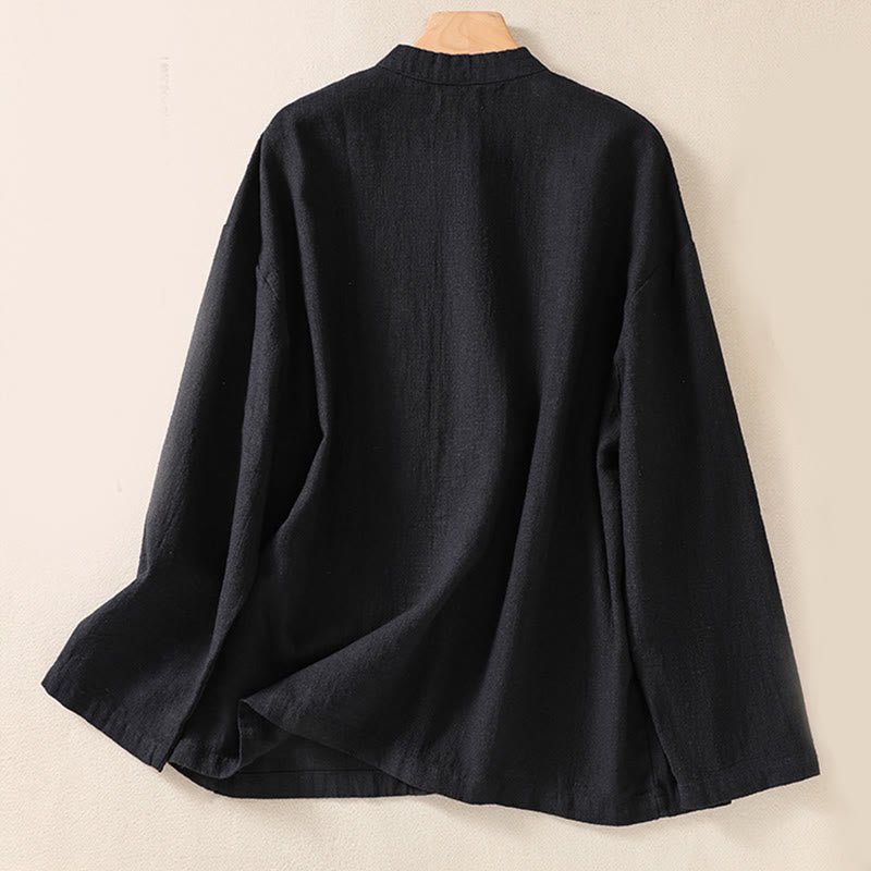 Tactile Cotton Breathable Mindful Long-Sleeve Shirt
