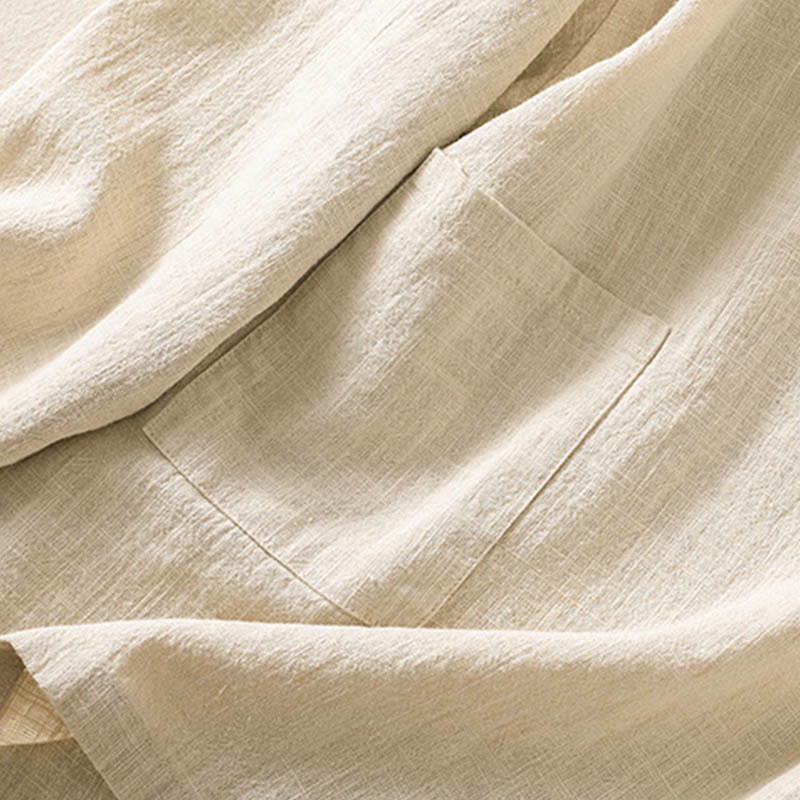 Tactile Cotton Breathable Mindful Long-Sleeve Shirt
