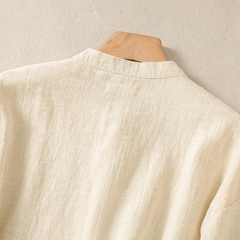 Tactile Cotton Breathable Mindful Long-Sleeve Shirt