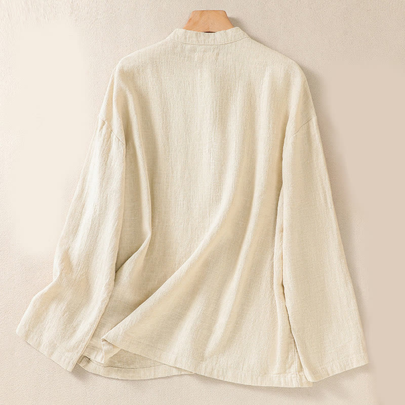 Tactile Cotton Breathable Mindful Long-Sleeve Shirt