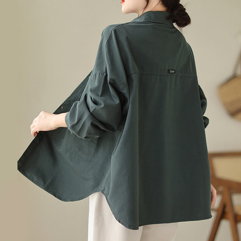 Lightweight Cotton Stand-Collar Mindful Layering Jacket