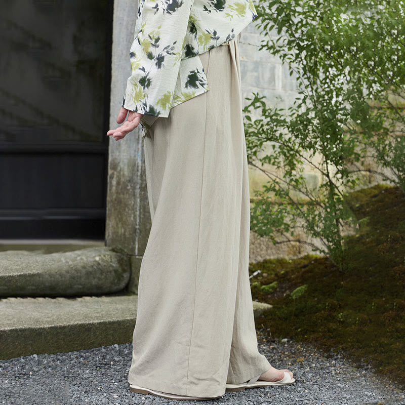Breathable Straight-Leg Mindful Movement Pants with Pockets