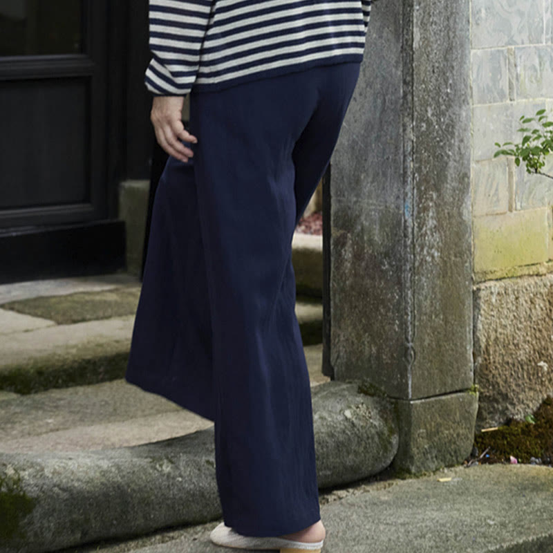 Breathable Straight-Leg Mindful Movement Pants with Pockets