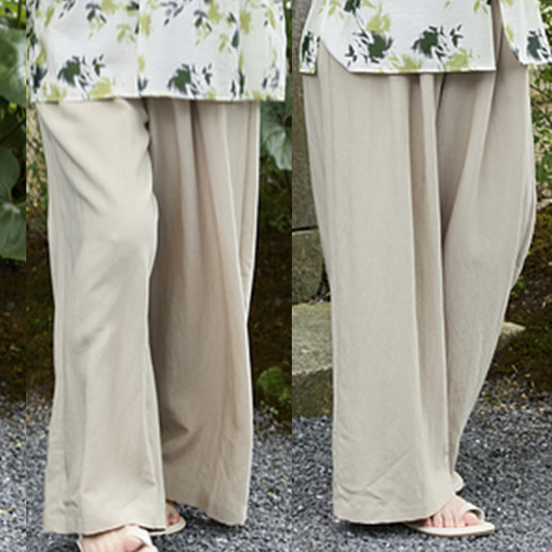 Breathable Straight-Leg Mindful Movement Pants with Pockets