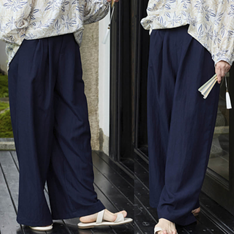 Breathable Straight-Leg Mindful Movement Pants with Pockets