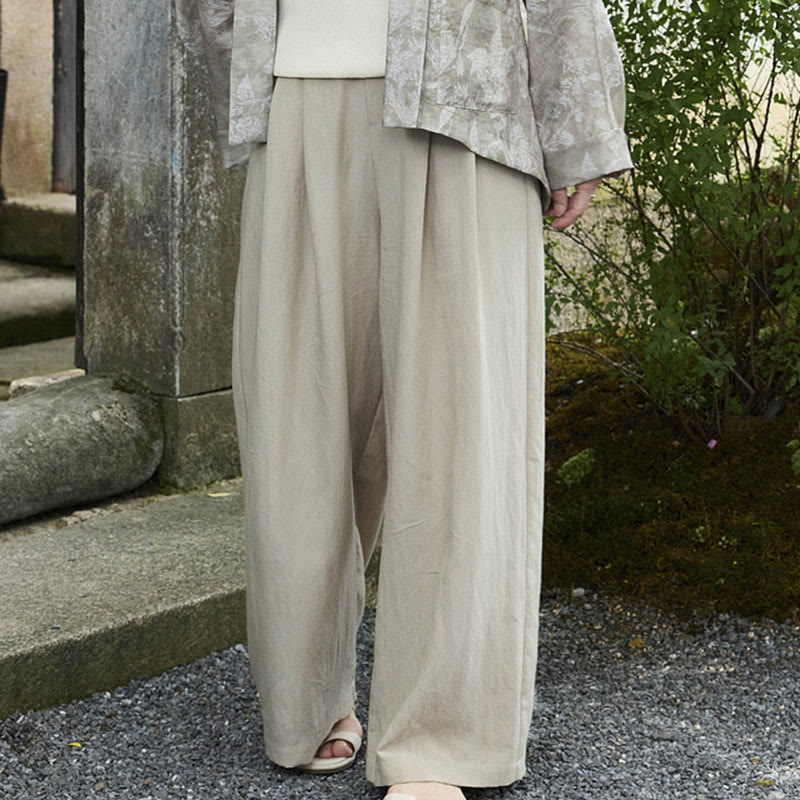 Breathable Straight-Leg Mindful Movement Pants with Pockets